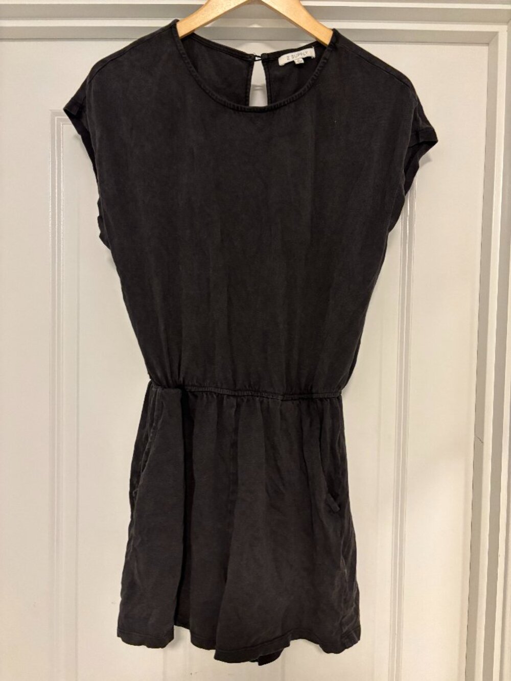 Charcoal Black Z Supply Romper